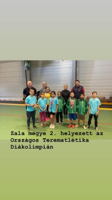 Zala Megye csapata ismét a dobogón a Terematlétika Diákolimpián