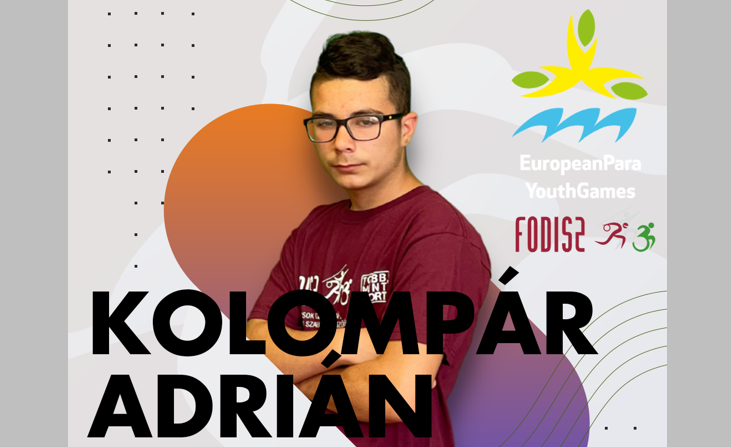 Kolompár Adrián, az Európai Ifjúsági Parajátékok egyik résztvevője