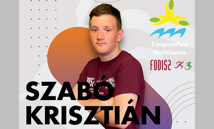 Szabó Krisztián, az Európai Ifjúsági Parajátékok egyik résztvevője