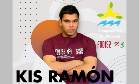 Kis Ramón, az Európai Ifjúsági Parajátékok egyik résztvevője