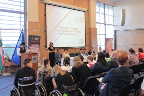 Parasportolók és olimpikonok is részt vettek a fogyatékos diáksportolók tanévnyitó ünnepségén